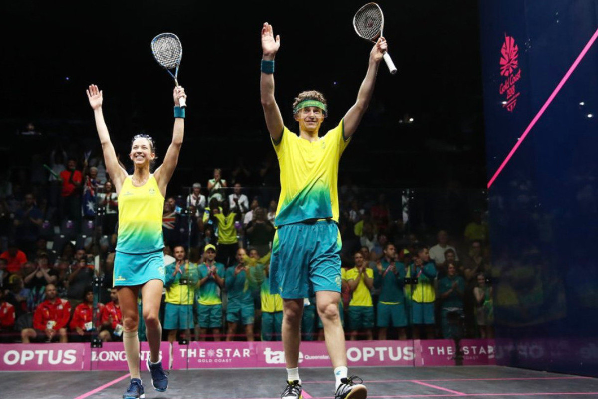 Australia win the Mixed doubles at the Gold Coast Commonwealth Games 2018